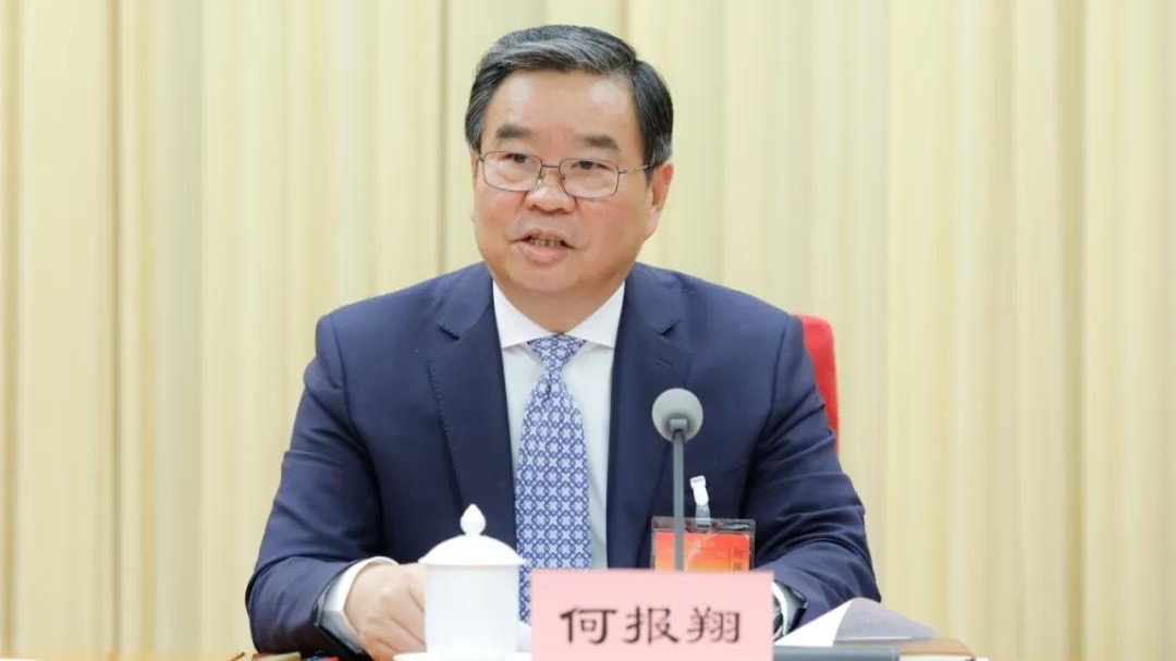 全國政協(xié)副主席、民革中央常務(wù)副主席何報(bào)翔主持開幕會(huì)