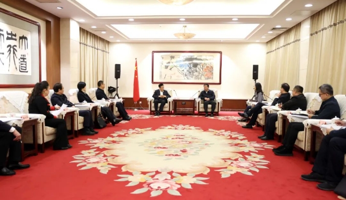 何報(bào)翔會(huì)見中國電力企業(yè)聯(lián)合會(huì)、中共湖南省岳陽市委一行